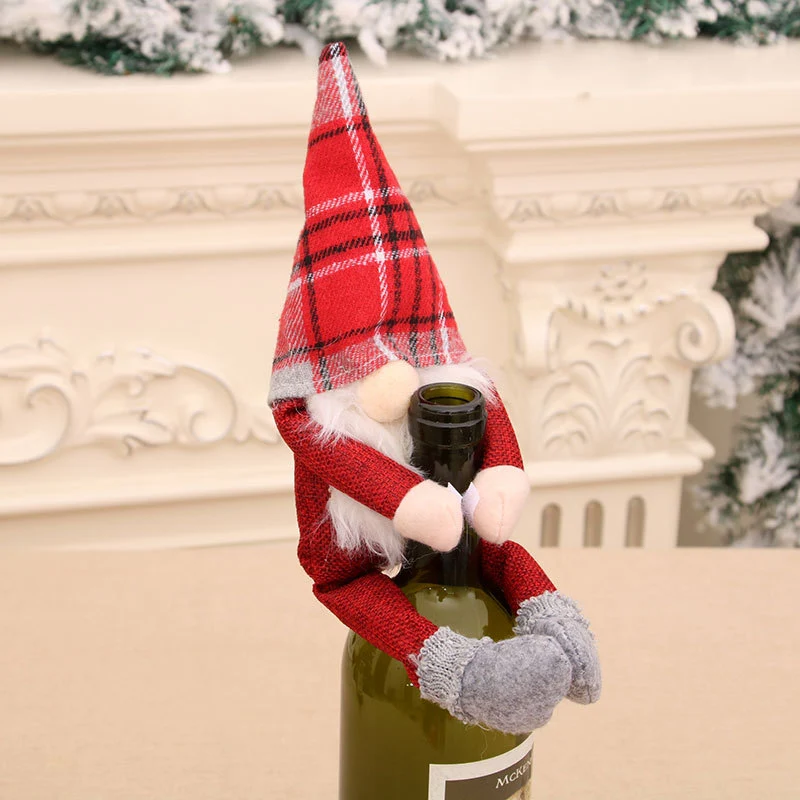 Decorative Wine Bottle Gnome Cover Stornfield
