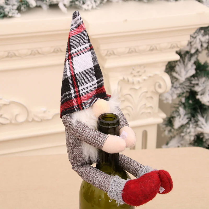 Decorative Wine Bottle Gnome Cover Stornfield