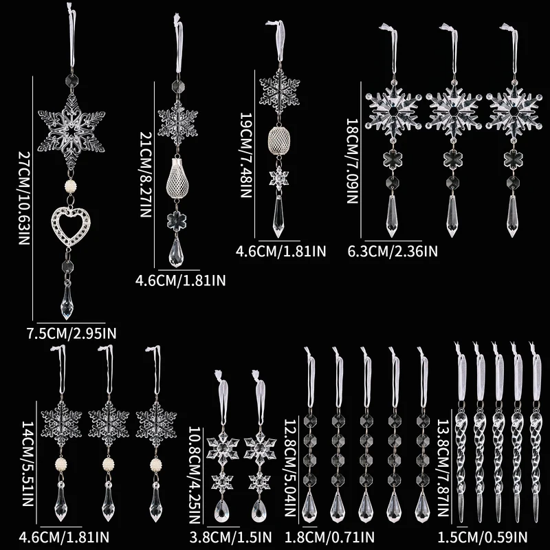 Decorative Snowflake Ornament Set Stornfield