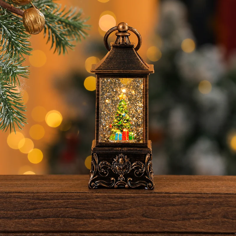 Decorative Snow Globe Lantern Stornfield 1790145134