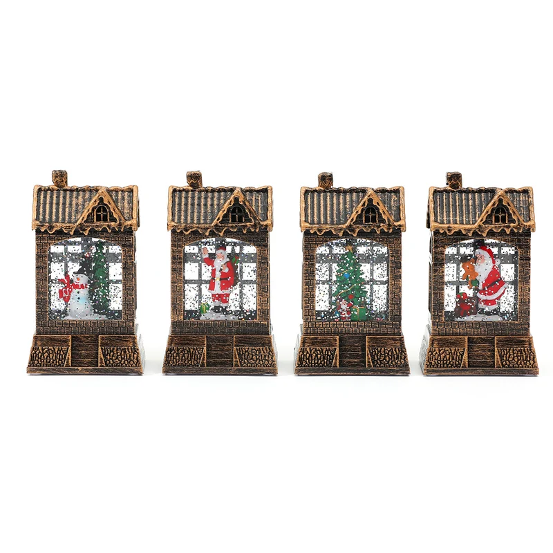 Decorative Snow Globe House Ornament Stornfield