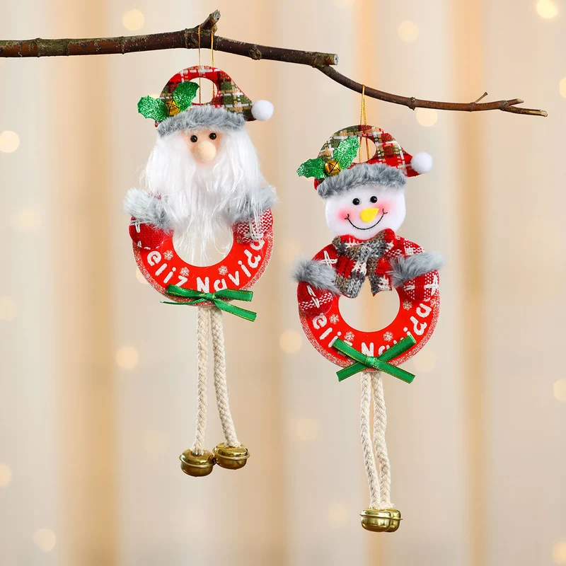 Decorative Santa Wreath Ornament Stornfield