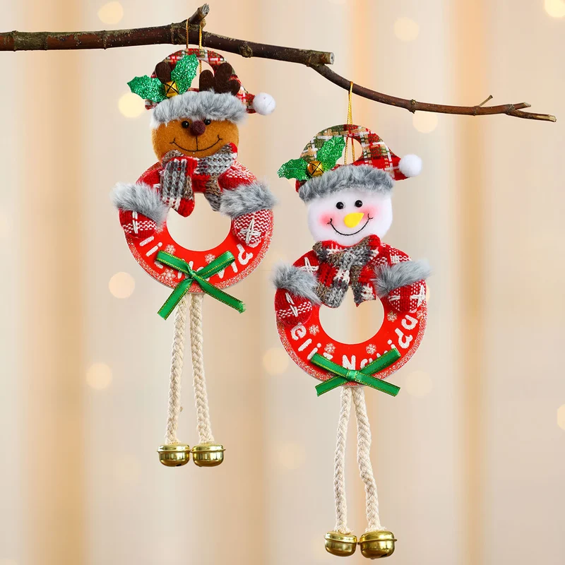 Decorative Santa Wreath Ornament Stornfield