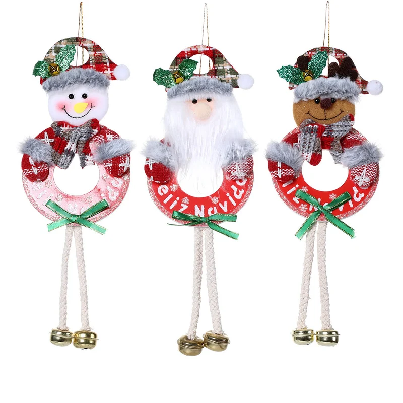 Decorative Santa Wreath Ornament Stornfield