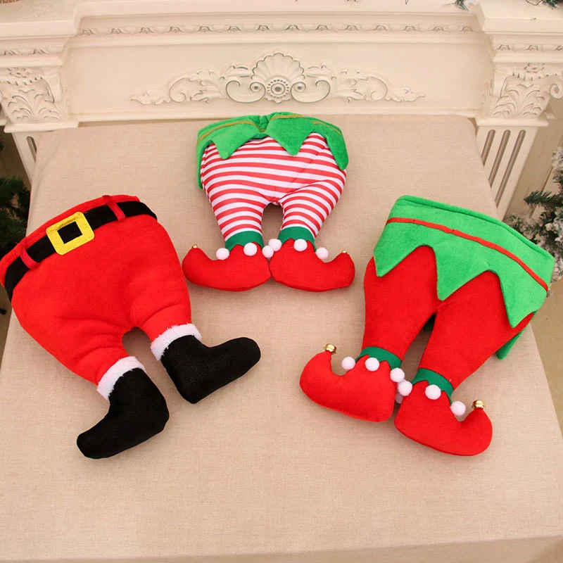 Decorative Santa Leg Pillow Stornfield
