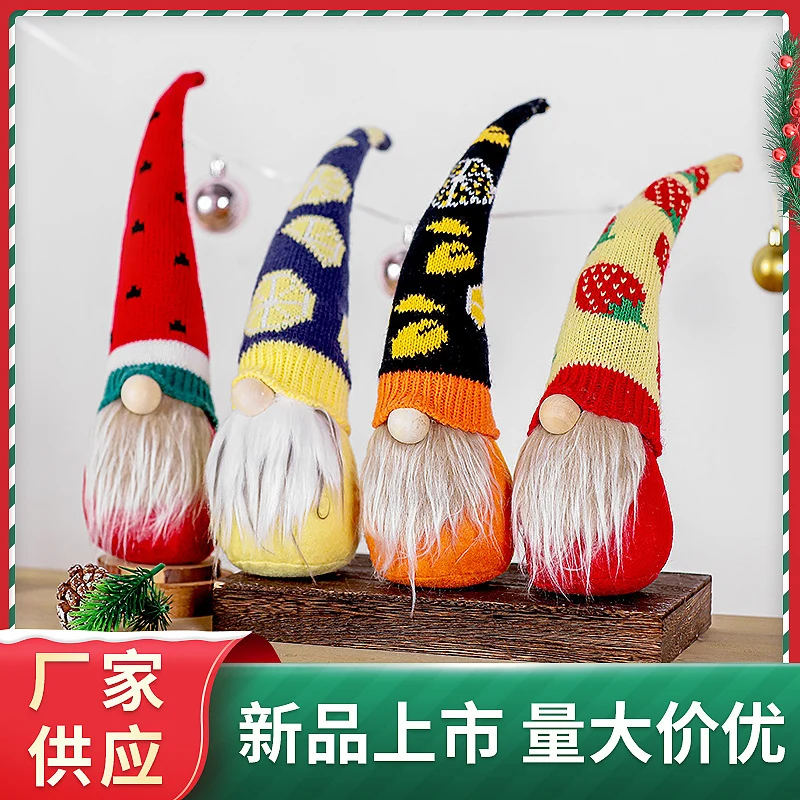 Decorative Plush Strawberry Gnome Figurine Stornfield