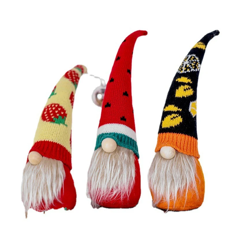 Decorative Plush Strawberry Gnome Figurine Stornfield