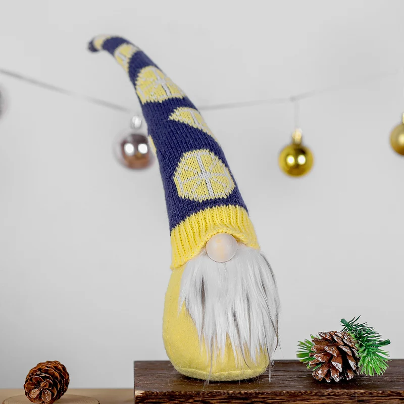 Decorative Plush Strawberry Gnome Figurine Stornfield
