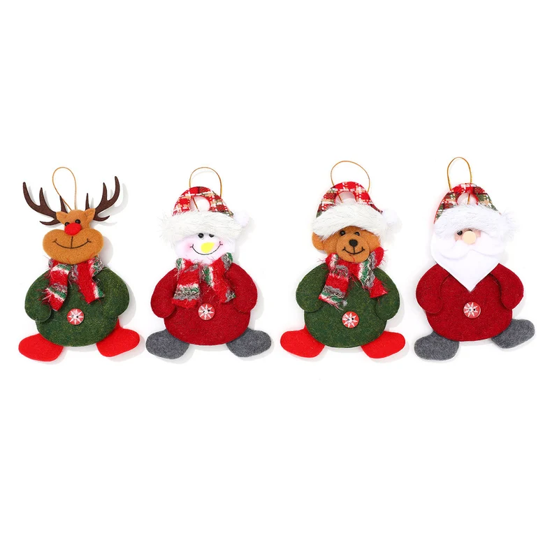 Decorative Plush Snowman Ornament Stornfield