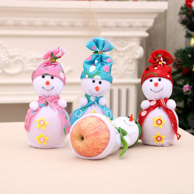 Decorative Plush Snowman Figurine Stornfield