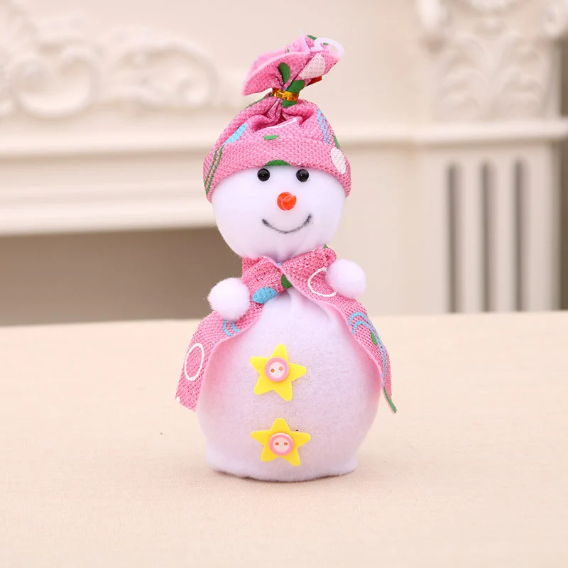 Decorative Plush Snowman Figurine Stornfield