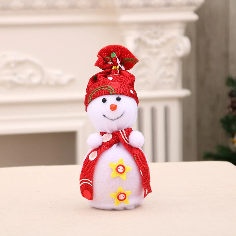 Decorative Plush Snowman Figurine Stornfield