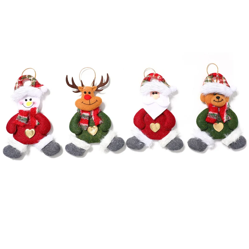 Decorative Plush Santa Ornament Stornfield