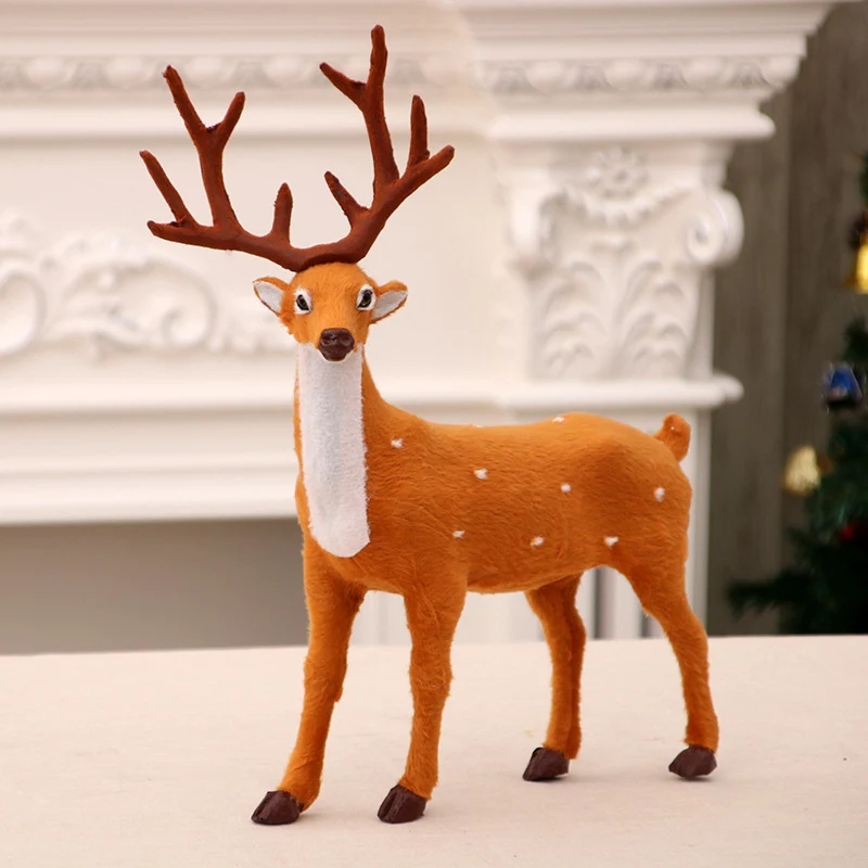 Decorative Plush Reindeer Figurines Stornfield