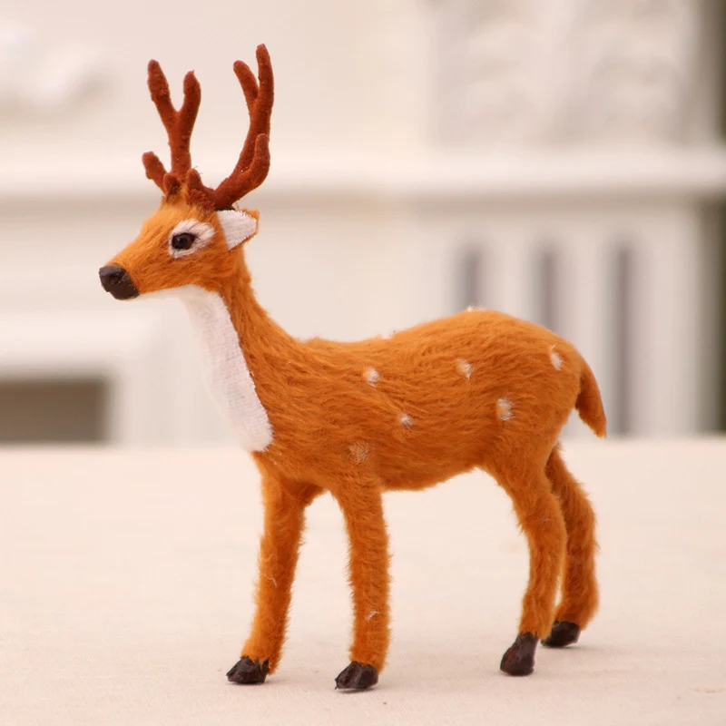 Decorative Plush Reindeer Figurines Stornfield