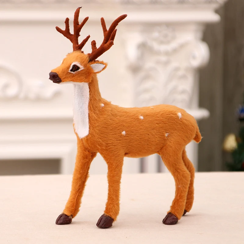 Decorative Plush Reindeer Figurines Stornfield