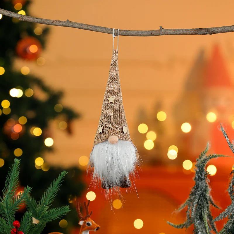 Decorative Plush Gnome Ornament Stornfield