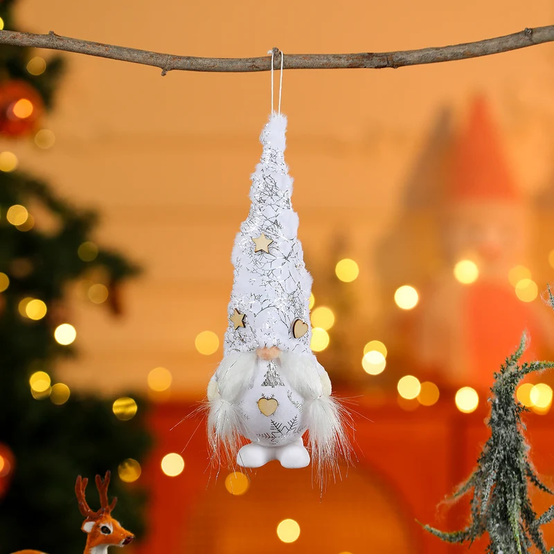 Decorative Plush Gnome Ornament Stornfield