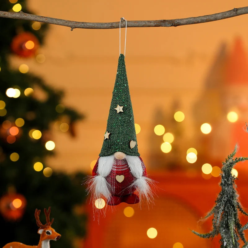 Decorative Plush Gnome Ornament Stornfield
