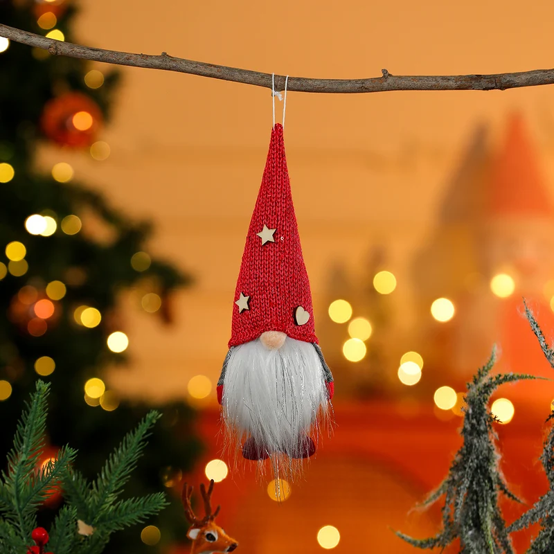 Decorative Plush Gnome Ornament Stornfield