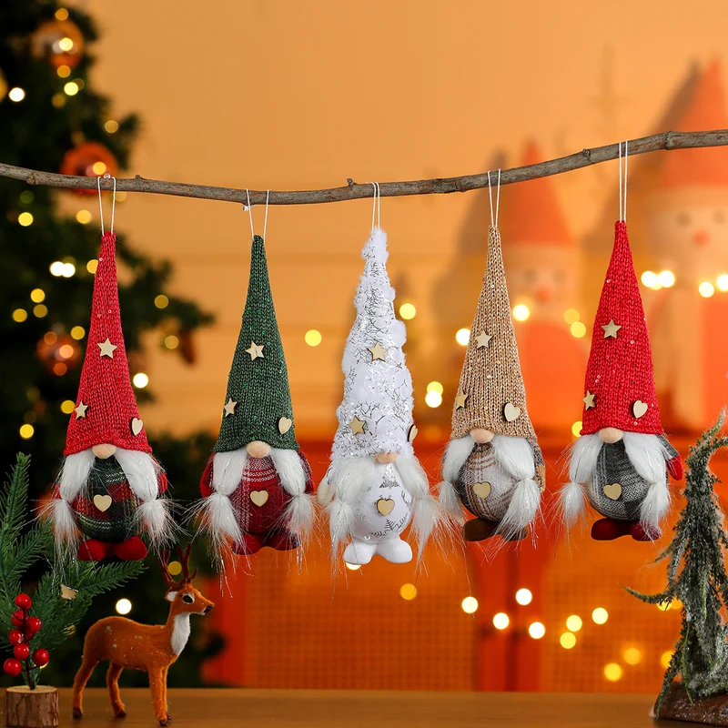 Decorative Plush Gnome Ornament Stornfield