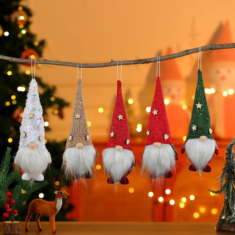 Decorative Plush Gnome Ornament Stornfield