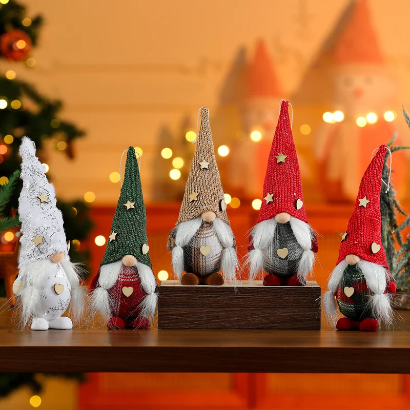 Decorative Plush Gnome Ornament Stornfield