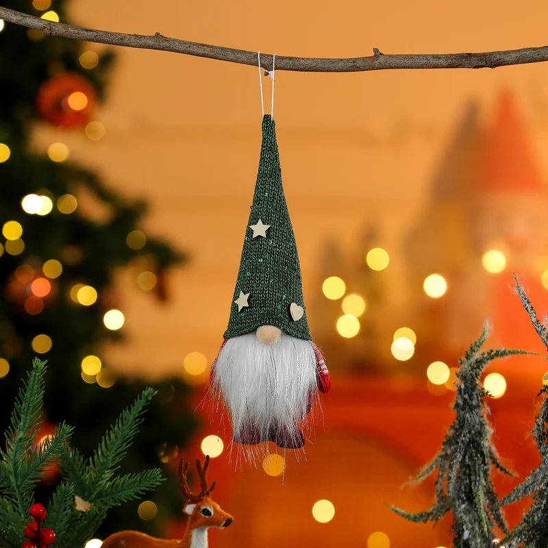 Decorative Plush Gnome Ornament Stornfield