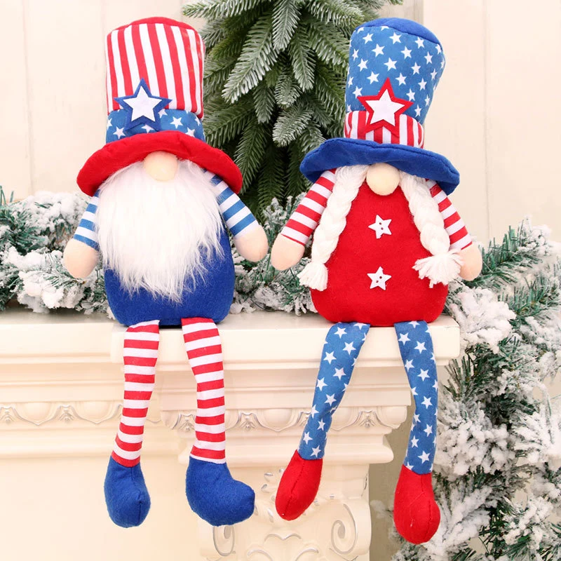 Decorative Plush Gnome Figurine Stornfield