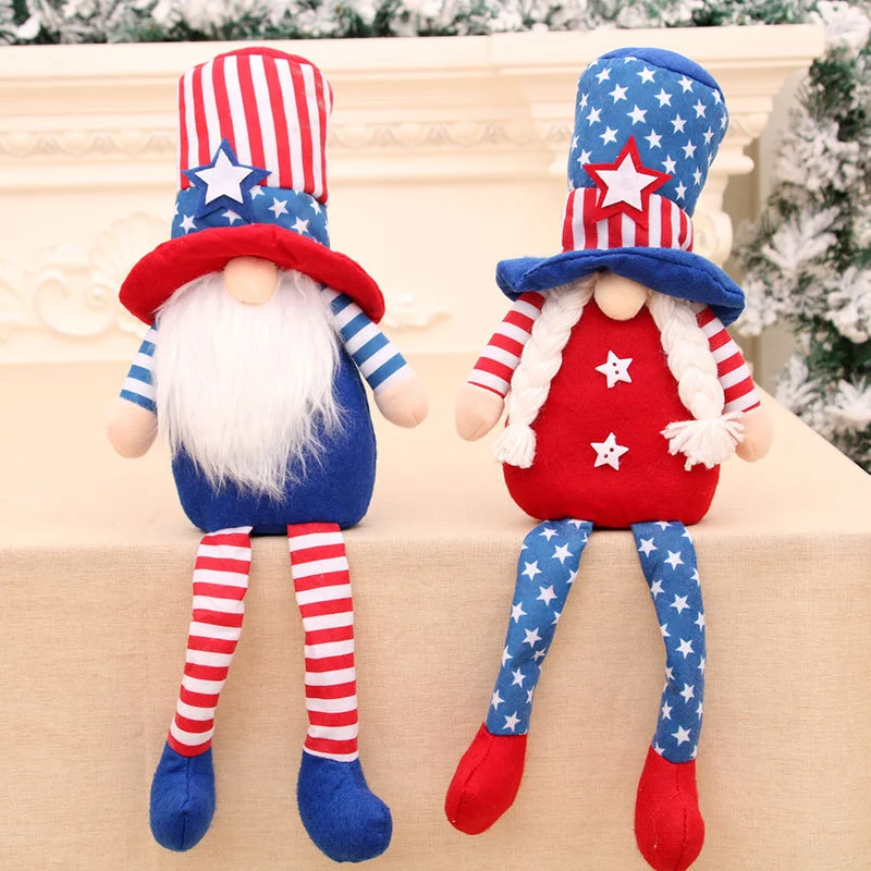 Decorative Plush Gnome Figurine Stornfield