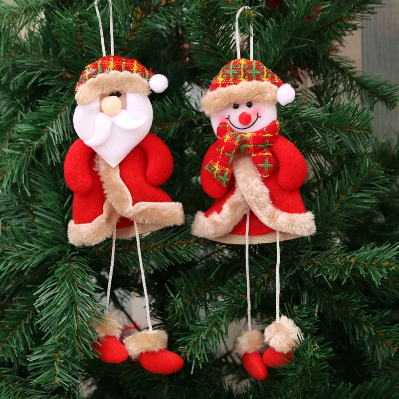 Decorative Plush Christmas Bear Ornament Stornfield