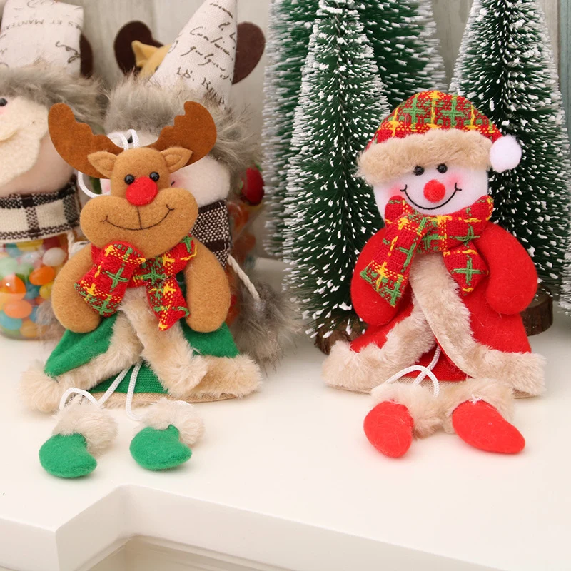 Decorative Plush Christmas Bear Ornament Stornfield