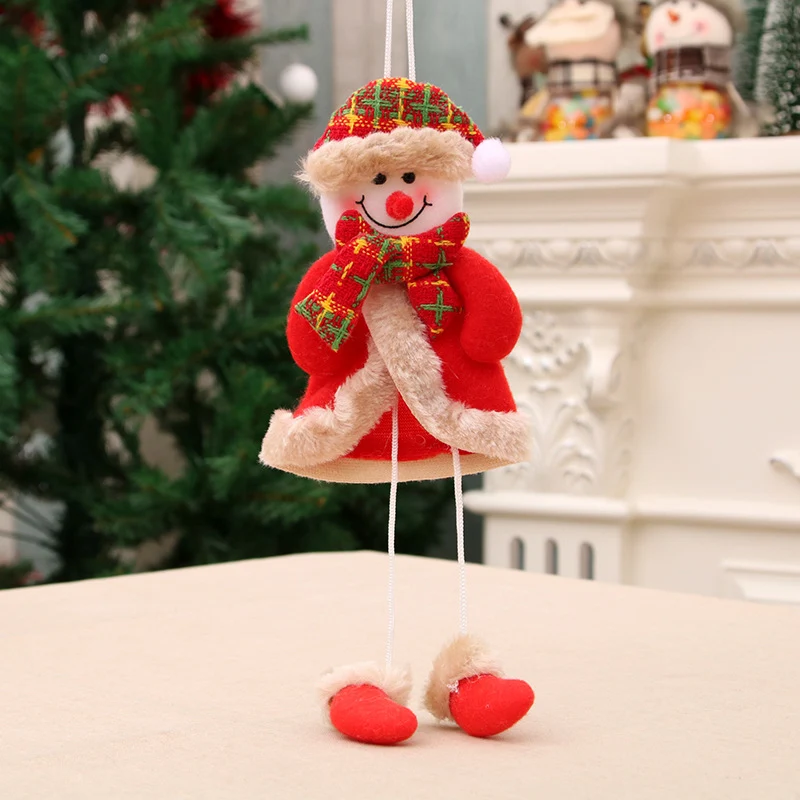 Decorative Plush Christmas Bear Ornament Stornfield