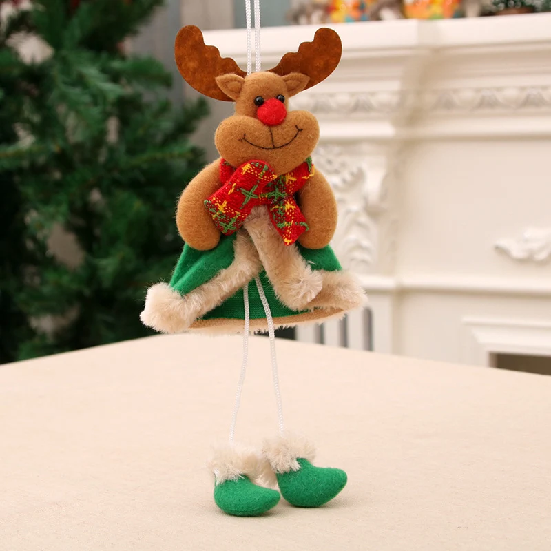 Decorative Plush Christmas Bear Ornament Stornfield