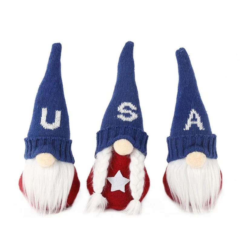 Decorative Patriotic Gnome Figurines Stornfield