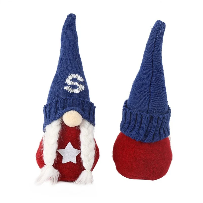 Decorative Patriotic Gnome Figurines Stornfield