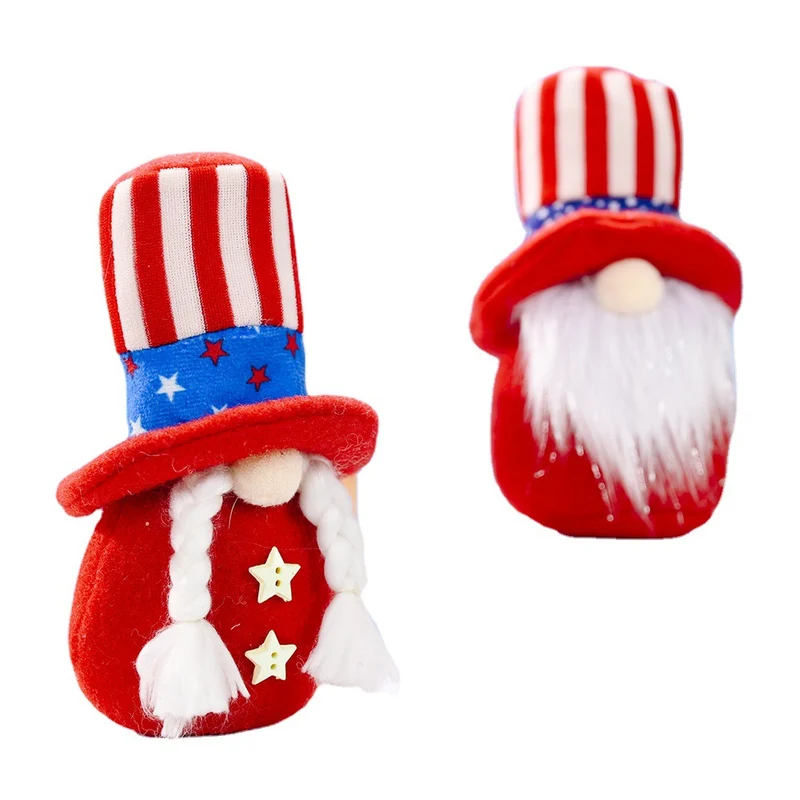 Decorative Patriotic Gnome Figurine Stornfield