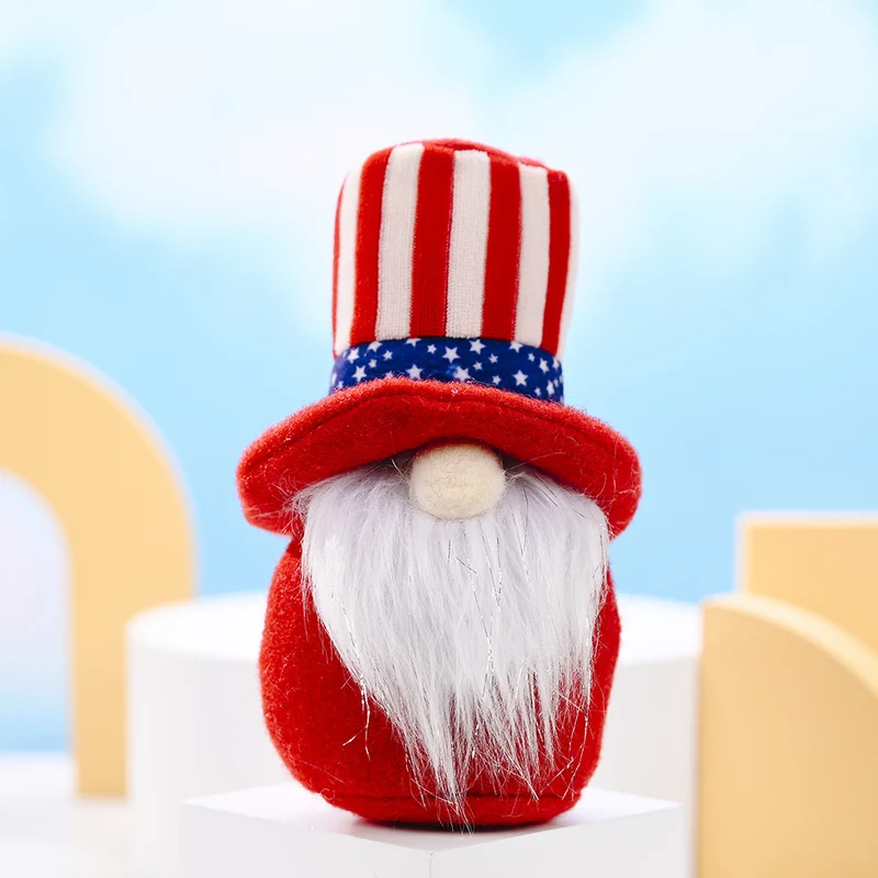 Decorative Patriotic Gnome Figurine Stornfield