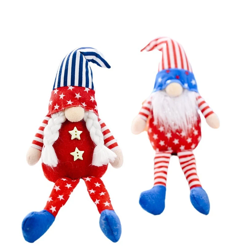 Decorative Patriotic Gnome Figurine Stornfield