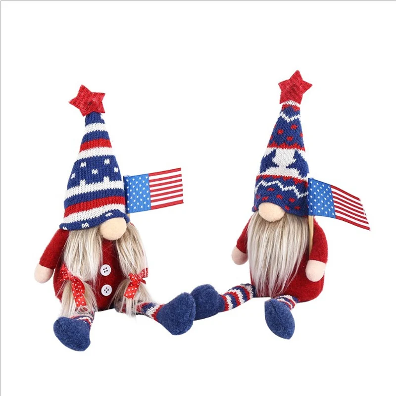 Decorative Patriotic Gnome Figurine Stornfield