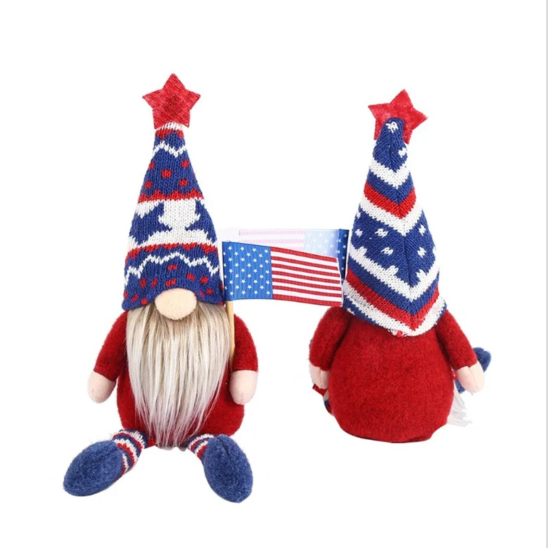 Decorative Patriotic Gnome Figurine Stornfield
