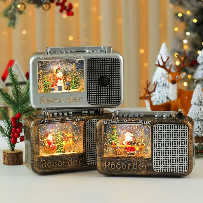 Decorative Musical Snow Globe Radio Stornfield