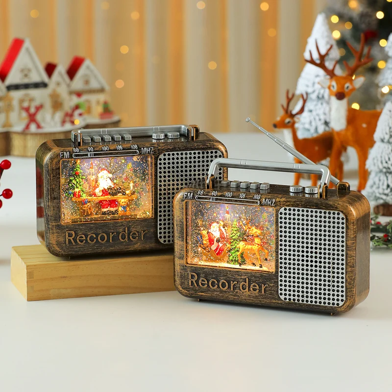 Decorative Musical Snow Globe Radio Stornfield