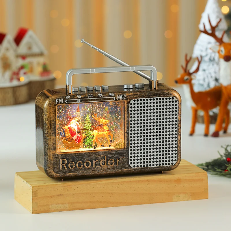 Decorative Musical Snow Globe Radio Stornfield