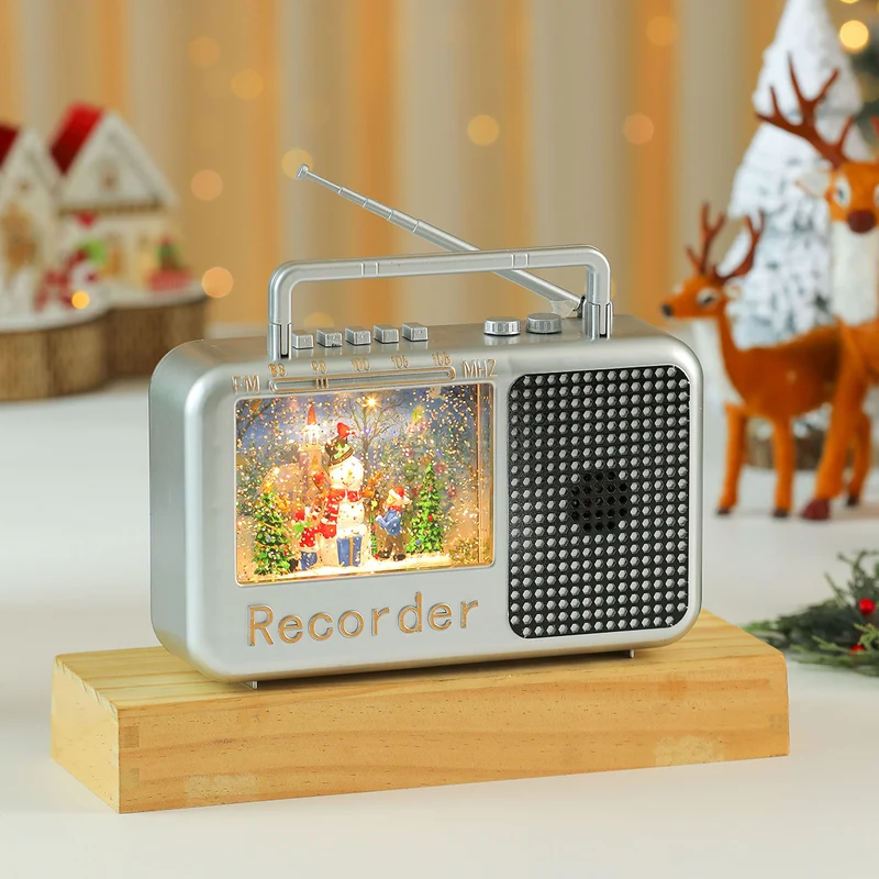 Decorative Musical Snow Globe Radio Stornfield