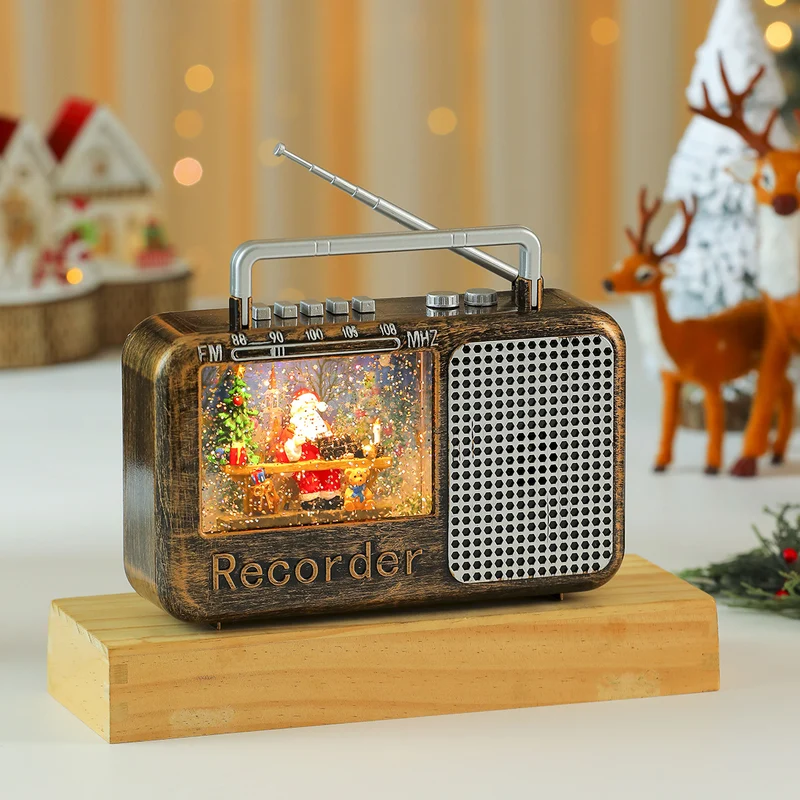 Decorative Musical Snow Globe Radio Stornfield