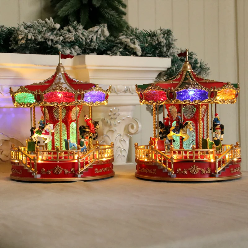 Decorative Musical Carousel Stornfield