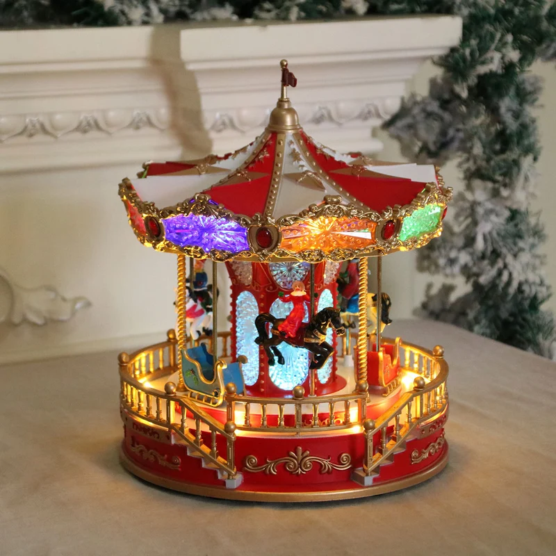 Decorative Musical Carousel Stornfield