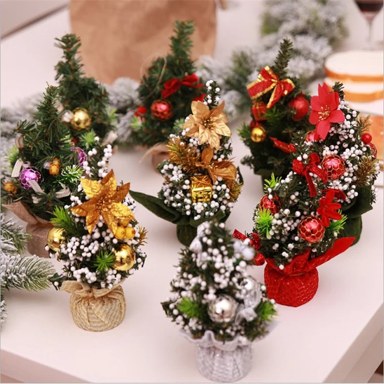 Decorative Mini Holiday Tree Centerpiece Stornfield