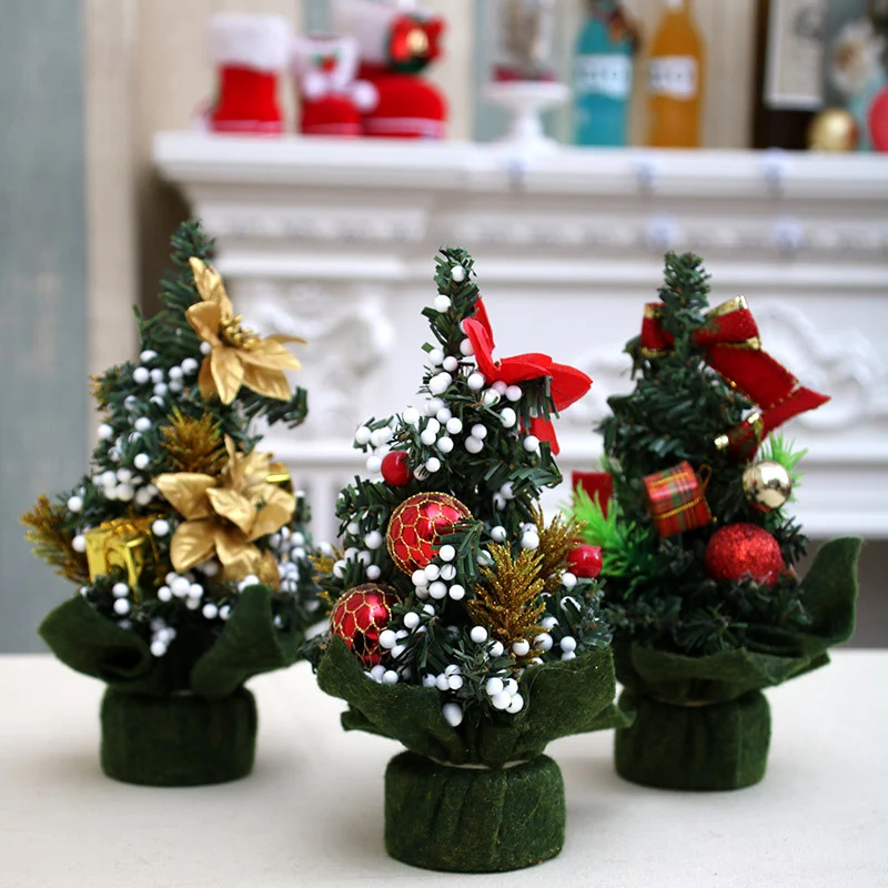 Decorative Mini Holiday Tree Centerpiece Stornfield